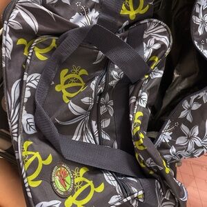 Stylish Gray and Green Men's Bag